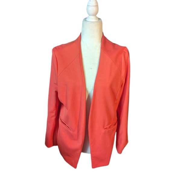 Anthropologie Jackets & Blazers - Anthropologie Skies are Blue Tangerine orange knit blazer. Sz XL
